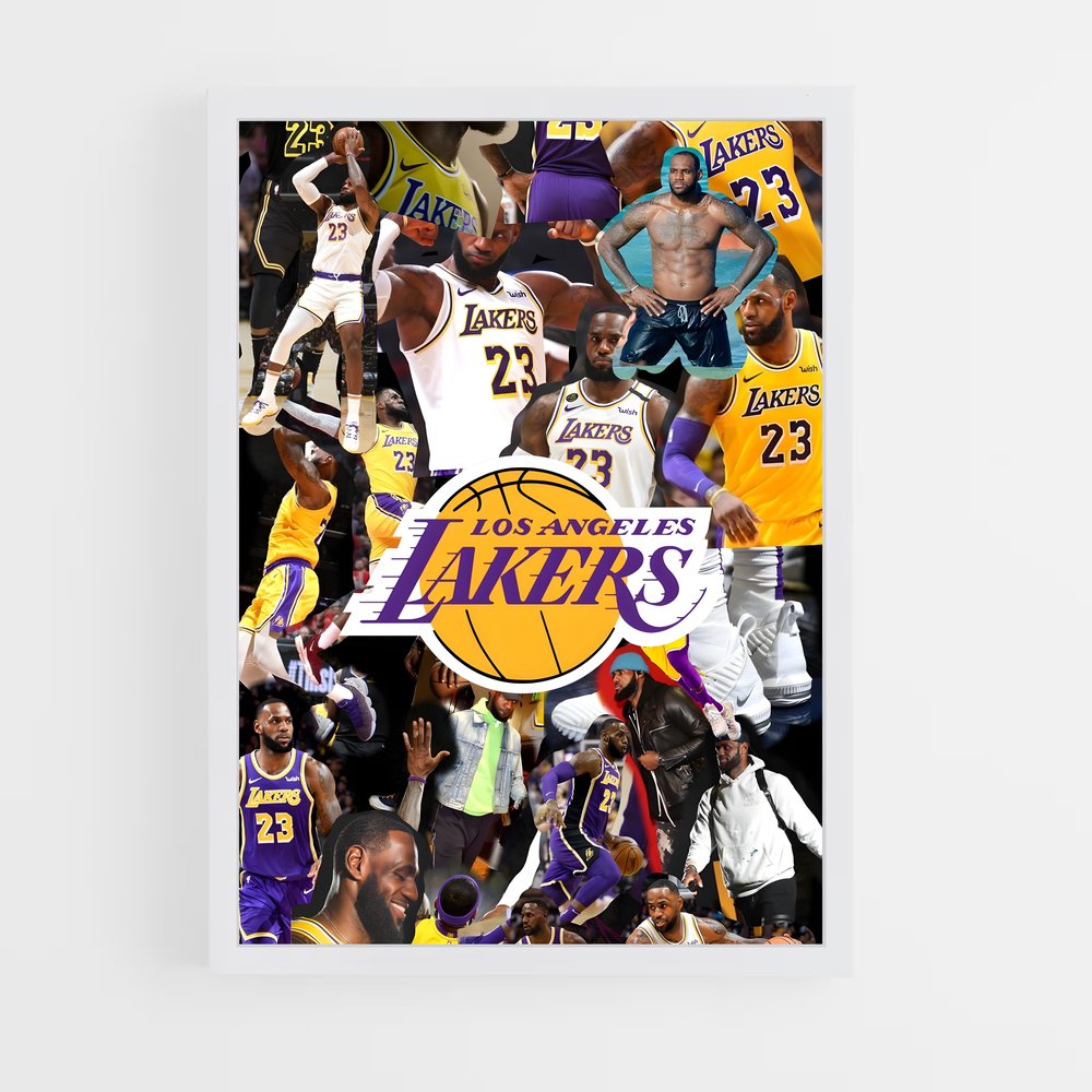 Poster Lebron de james – affiche Basketball (vue 3)
